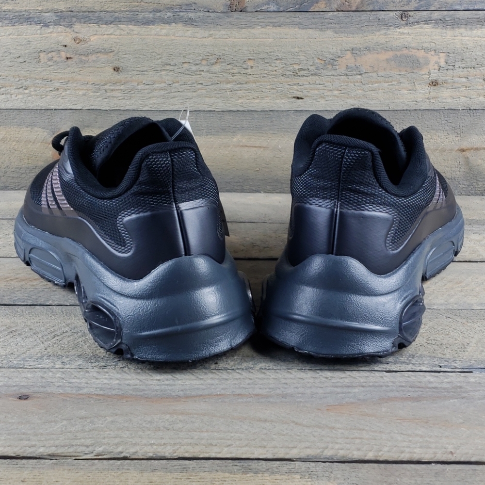 adidas Men's Quadcube Running Shoes Black/Signal - Picture 3 of 10